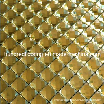 Yellow Mirror Mosaic Tile Diamond Mosaic (HD037)